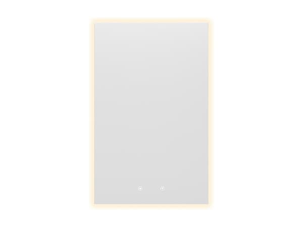 Vente-unique - Rektangulär LED-badrumsspegel med imskydd - 50 x 80 cm - MASUA