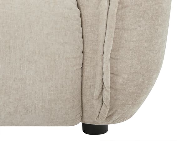Vente-unique - NAPIZO 2-sitssoffa i beige melerat tyg