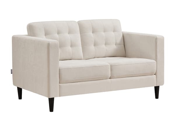 Vente-unique - 2-sits soffa i beige tyg DIBALU