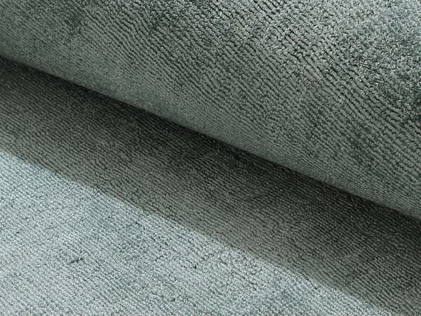 Vente-unique - Handvävd matta - 160 x 230 cm - Blågrå - 1800g/m² - MOLINI