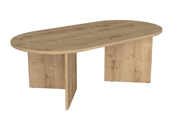 Vente-unique - Soffbord ljus natur TOPANIA