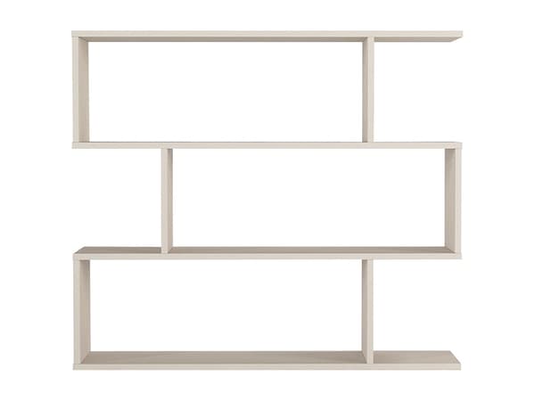 Vente-unique - Hylla med 3 nischer - Beige TOMINI