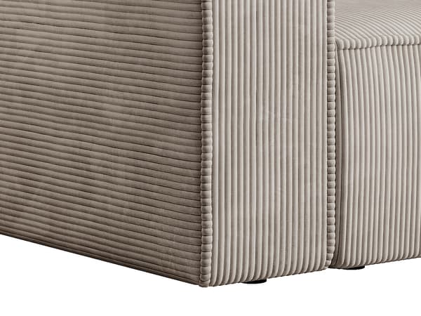 Vente-unique - AMELIA 2-sitssoffa i beige manchester