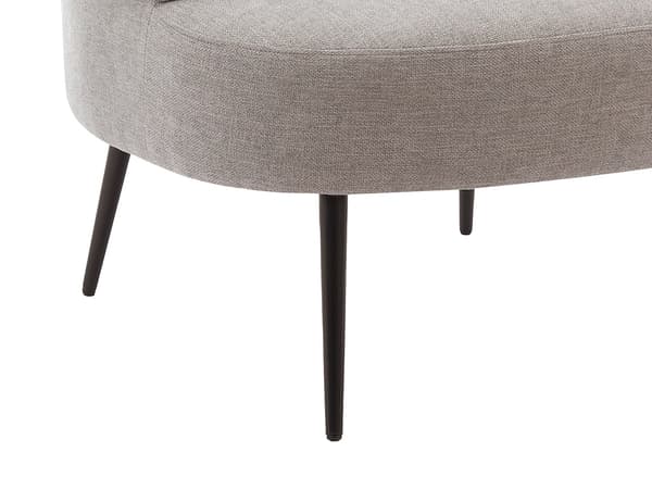 Vente-unique - Grå tygfåtölj CAMEDO