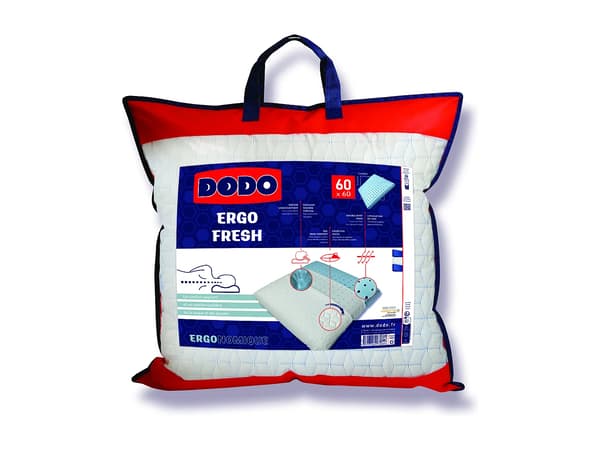 Vente-unique - DODO Kudde - formanpassat minnesskum med kylande effekt - 60x60 cm - FRESH