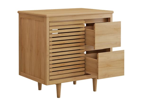 Vente-unique - Underskåp på ben i teak - B80 cm - TORAJA