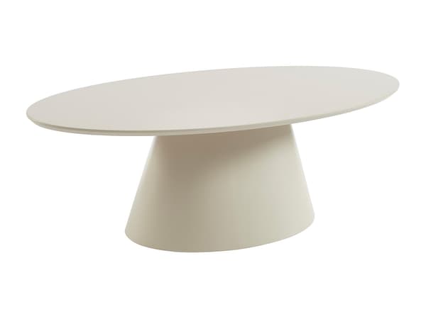 Vente-unique - Soffbord av MDF - Beige - ANTELADA