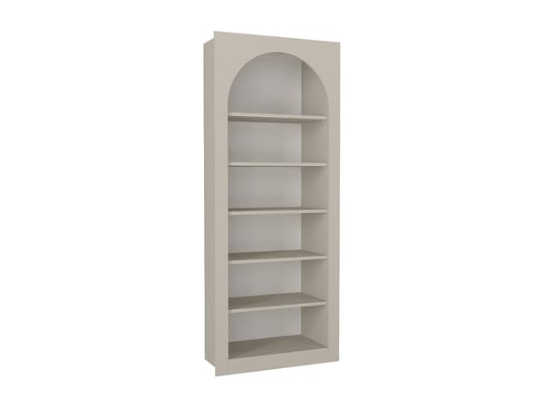 Vente-unique - Bokhylla med 6 nischer - Beige - CYMORA