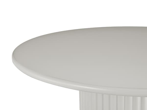 Vente-unique - Runt matbord för 4 personer i MDF - Beige - TAMARZO