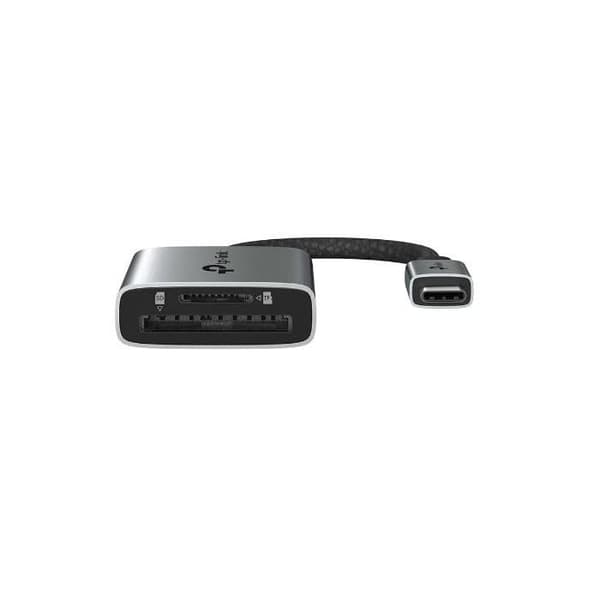 SD-kortläsare - TP-Link - UA440C - USB Typ-C - Plug & Play - Grå
