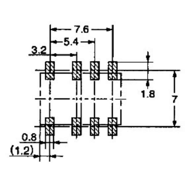 Omron G6K-2F-Y 24DC Relä CMS 24 V/DC 1 A 2 växlar (RT) 1 st
