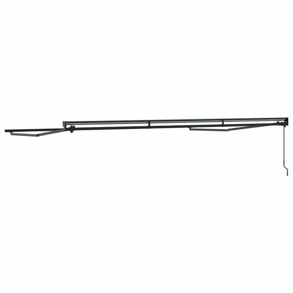 vidaXL Justerbart Markisram Antracit 4,5 × 3 m Stål 42002529