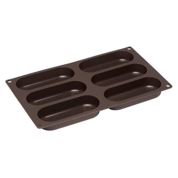 LURCH Varmkorvsformar, 6-pack, 30 x 17,5, brun