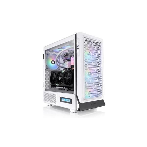 Chassi E-ATX - Thermaltake - CERES 500 TG ARGB SNOW - Härdat glas - 4 ARGB-fläktar - Elegant design