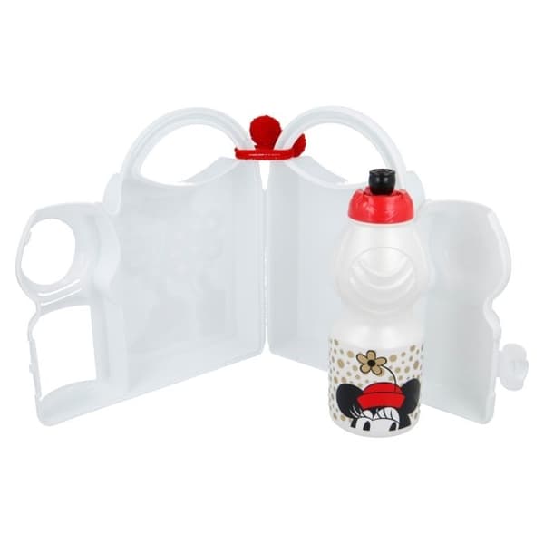Minnie Mouse - Lunchbox och 400 ml vattenflaska set