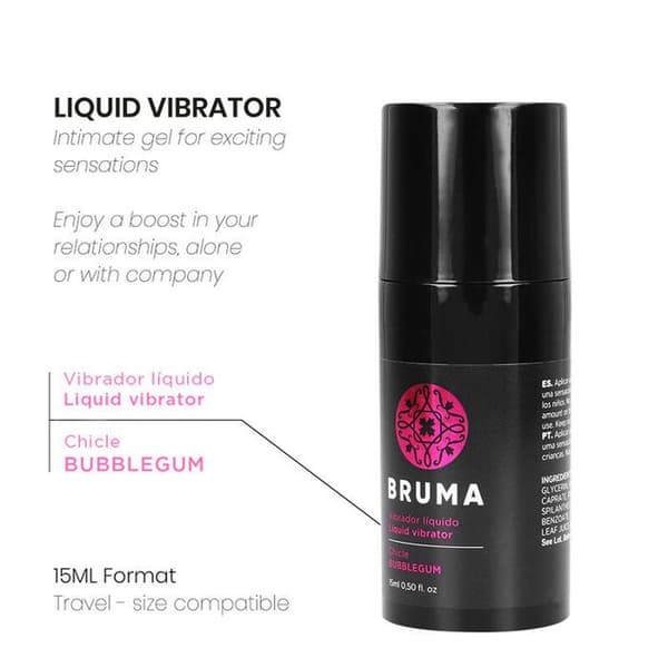 BRUMA - ULTRA GLIDANDE VIBRATOR MED BUBBELGUM 15 ML -