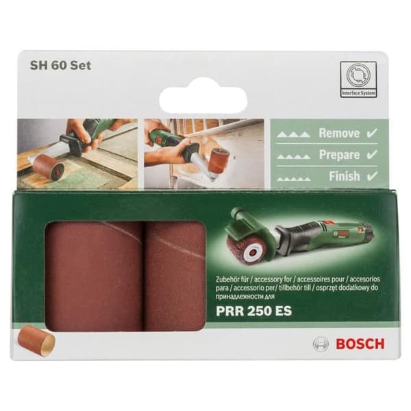 Bosch sliphylssats - PRR / TEXORO - 60mm - G80/120/240