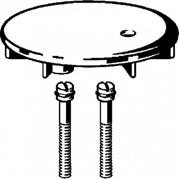 Kromad platå för duschavlopp TEMPOPLEX diameter 112 mm