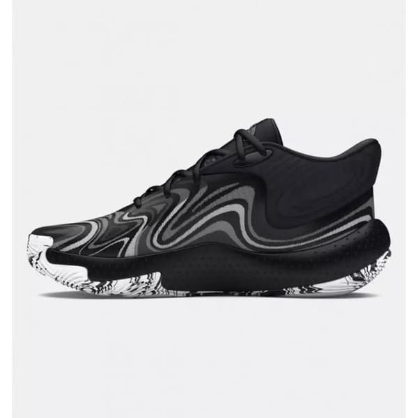 Basketbollskor - UNDER ARMOUR - Spawn 6 Mid - Svart - Mid-cut - Micro G sula