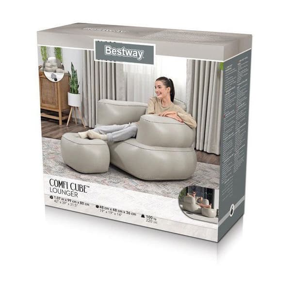Ängslapp - BESTWAY - 75137 - Lätt - Grå - 1 person