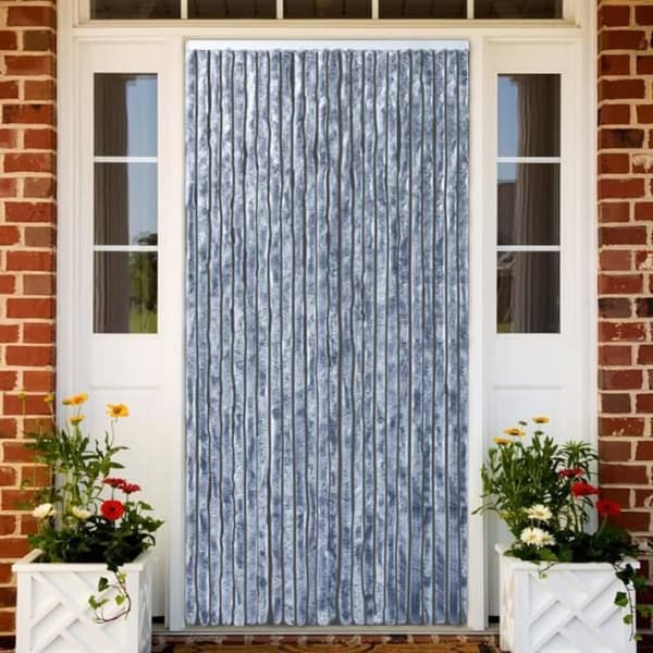 vidaXL Myggnät Silver 100x220 cm Chenille