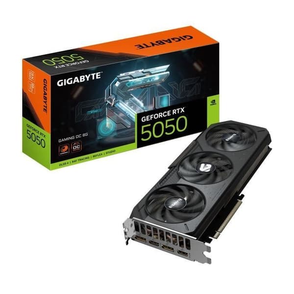 GIGABYTE - Grafikkort - RTX 5050 GAMING OC-8GD