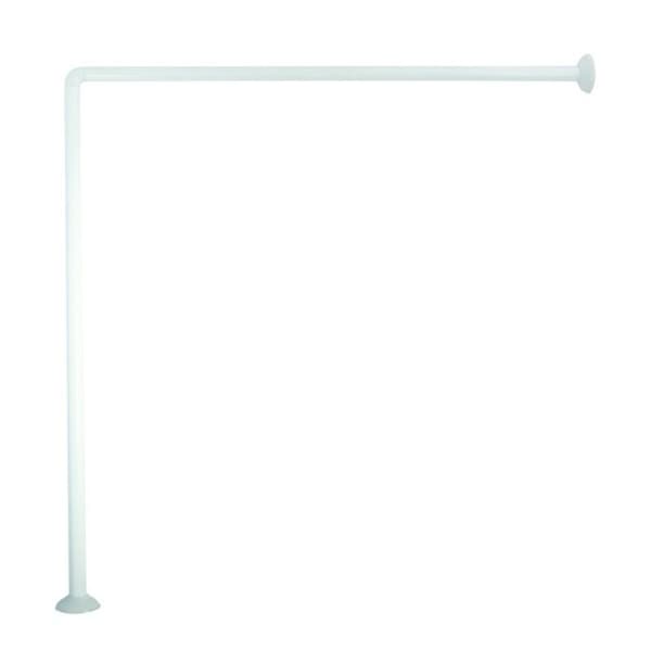 MSV Duschstång 80x80x80cm Vit