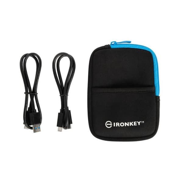 KINGSONG IronKey Vault Privacy 80 960 GB extern hårddisk - USB-C™ blå