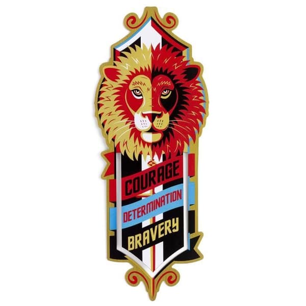 Bokmärke - Gryffindor - Rostfritt stål - Lejon