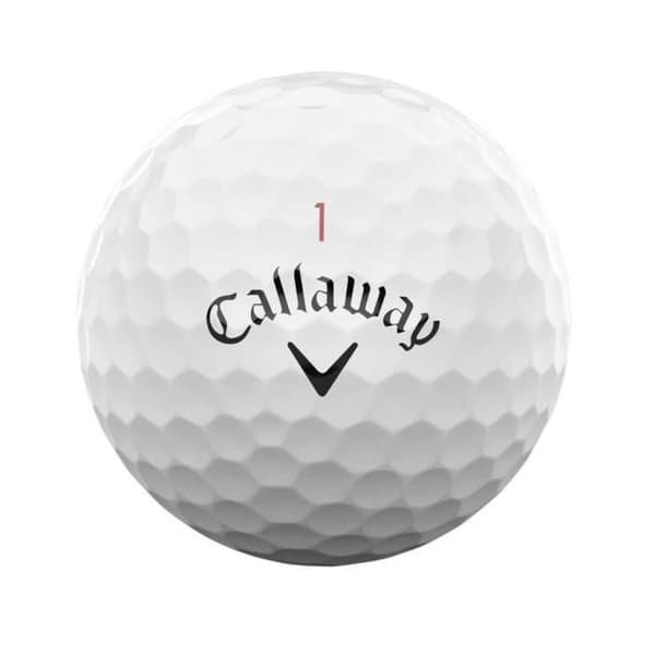 Låda med 12 Callaway Chrome Tour Golfbollar
