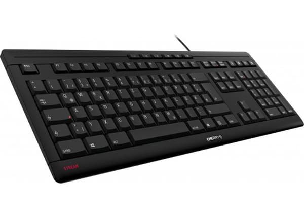 CHERRY STREAM Tangentbord - USB - UK - CHERRY SX Switch - Svart