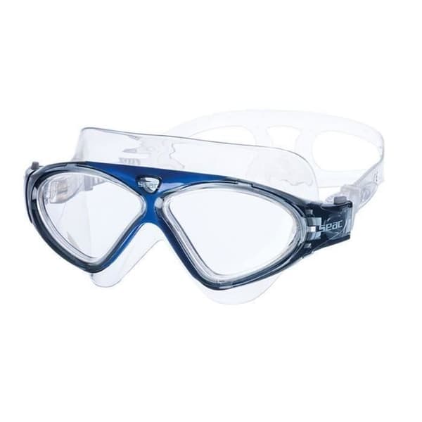 Simglasögon och simmask - SEAC - Vision Hd - Blå - 180° synfält - Anti-dimma