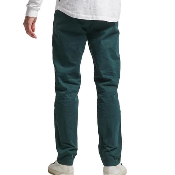 Mörkgrön Chino Byxa Herr Superdry Officers