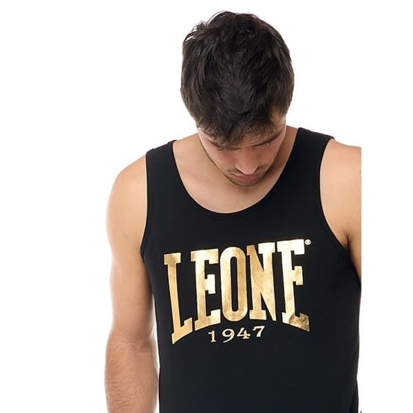 Leone New - svart/guld linne