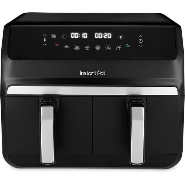 Luftfrityr - INSTANT - Vortex Dual - 8 liter - 1850W - 8-i-1 med SyncCook och SyncFinish
