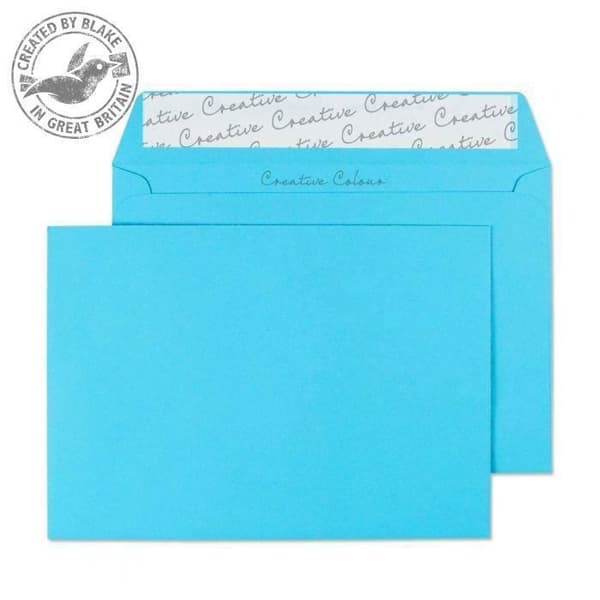 Blake Creative 15109, C6 (114 x 162 mm), papper, blå, 162 mm, 11,4 cm