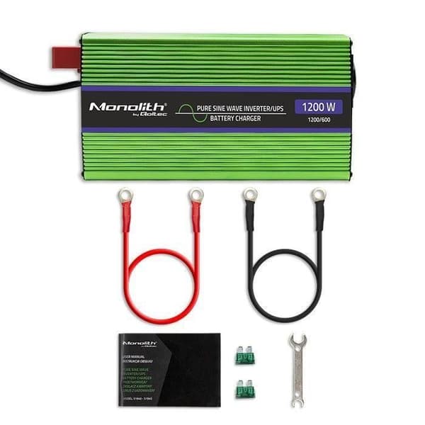 Inverter - Qoltec - Monolith - 600W - 1200W - Vit