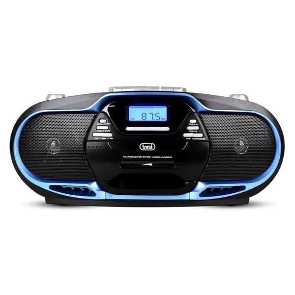 Trevi CMP 574 CD-läsare USB K7 radio AM/FM AUX -blå
