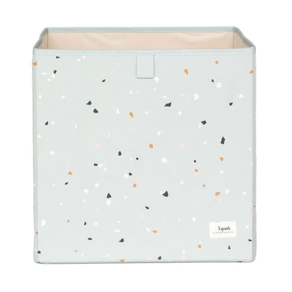 Förvaringslåda - 3 SPROUTS - IBXTGN - Terrazzo - Grön - Vit