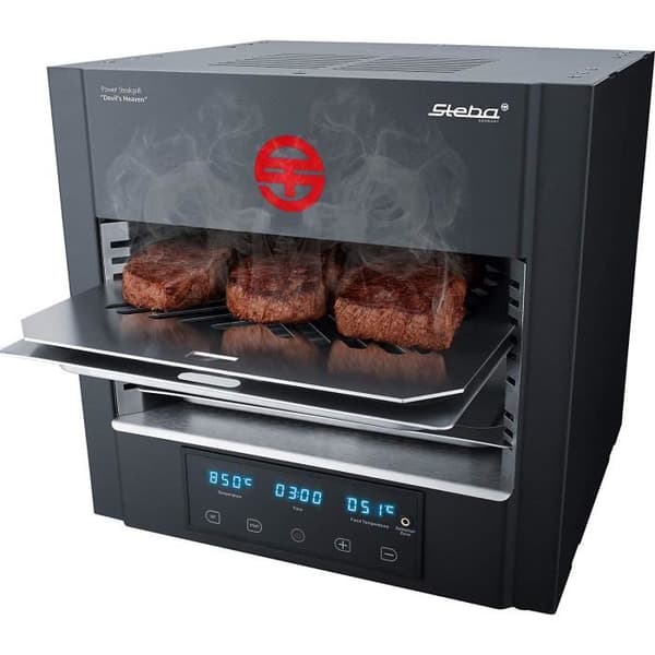Steba PS E 2600 E2600 XL DevilS Heaven Power Grill - Högpresterande grill i rostfritt stål