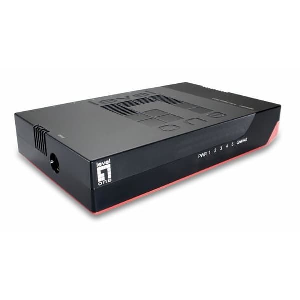 LEVELONE GSW-0507 OHANTERAD GIGABIT ETHERNET NÄTVERKSSWITCH (10-100