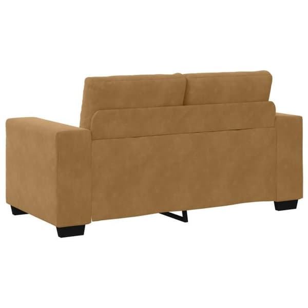 Kanapé Loveseat Brun 120 cm Velour