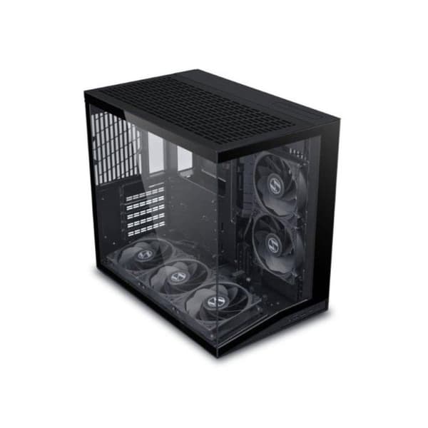 mini-tour Lian Li O11 Dynamic Mini V2 Flow Chassi, PC Chassi, svart gaming chassi