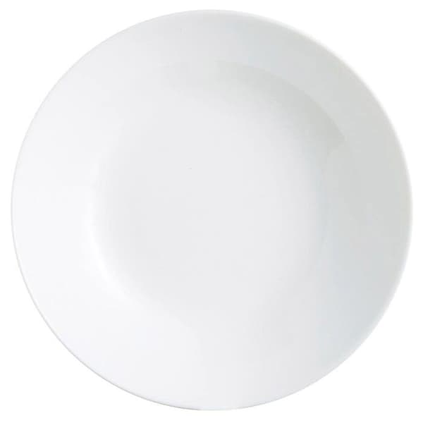 Djupa tallrikar - Arcopal - Zelie - Opalglas - Extra slitstarkt - Vitt - 20 cm