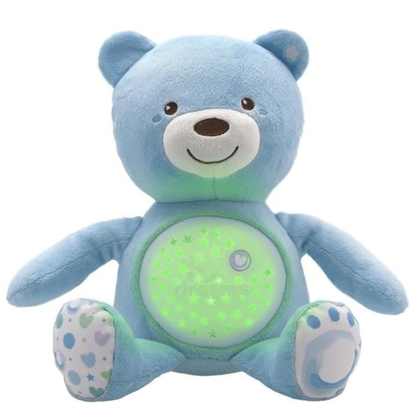 CHICCO Ourson Projektor Baby Bear Blå Första Drömmar