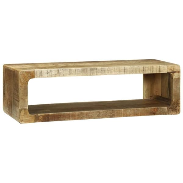 TV-möbel - Mangoträ - 80x30x25 cm - Rustik finish - Rektangulär