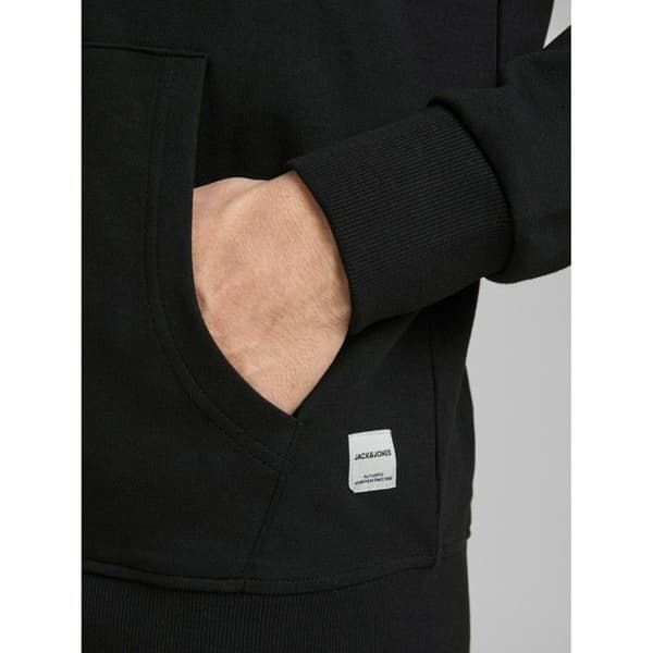 Jack & Jones Basic zip hoodie - svart