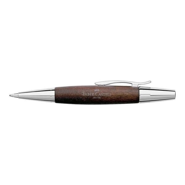Kulpenna - FABER-CASTELL - e-motion - svart - stor - retraktil