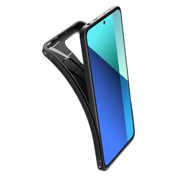 Skydd för Xiaomi Redmi Note 13 4G - Spigen Rugged Armor - Svart