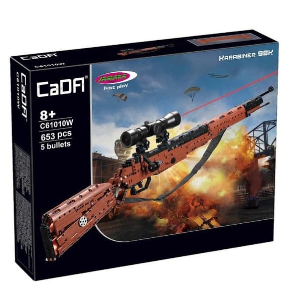 CaDA Karabiner 98K brun Bricks - JAMARA - Brun - Plast - Från 8 år